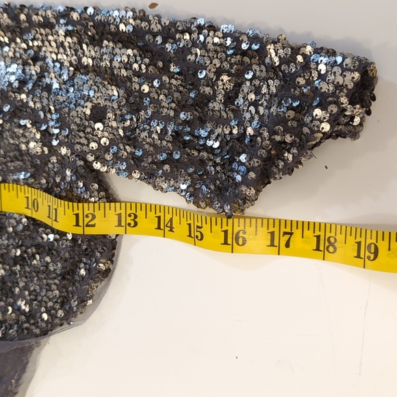 Abercrombie Sequined Silver Cardigan - Picture 10 of 10